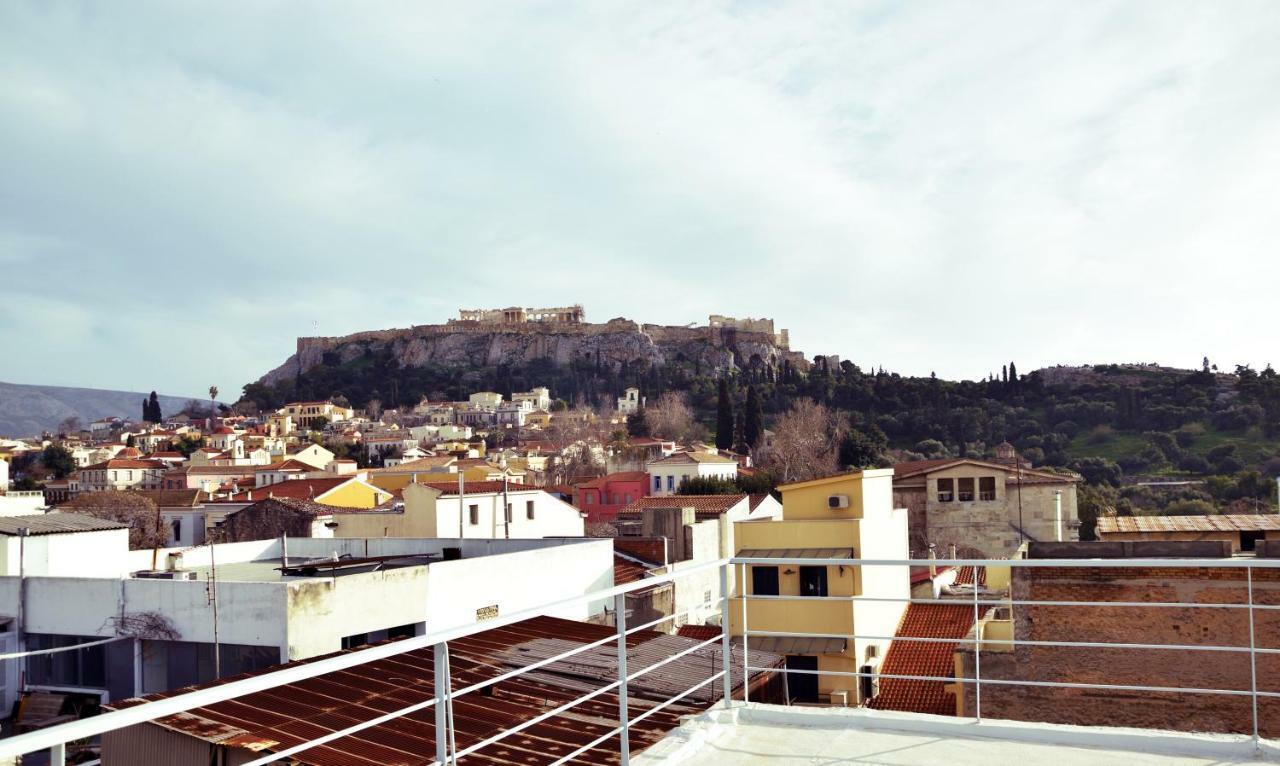Apartment With Rooftop Terrace & Acropolis View Atenas Exterior foto